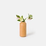 Decorative wooden vase